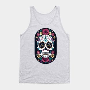 Day of the Dead Skull 06 Tank Top